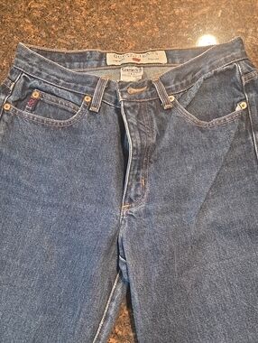 Guess Men's Relaxed Fit Dark Blue Denim Jeans